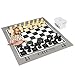 ELONGDI Giant Outdoor Chess Set Oversized Plastic Chess Pieces with Bases Lightweight 71