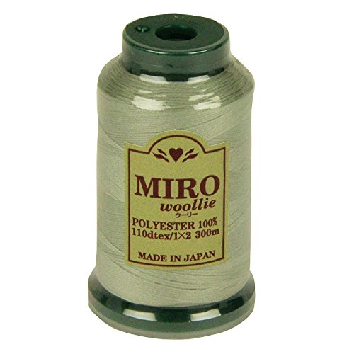 ミロ(MIRO) ウーリー ミシン糸 家庭用 110dtex 300m巻 色番号137 ポリエステル100% 熱や水に強い 日本製