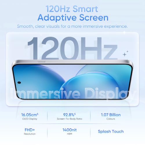 Image of OPPO Reno16C 5G Smartphone 8+128GB White with No Cost EMI
