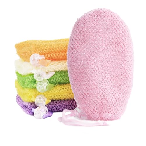 6 Pack Mesh Soap Bags for Soap Bars, Hangable Bar Soap Pouch, Soap Pouch for Shower with Drawstring Closure, Colorful Soap Saver Bag for Body Wash, 3.9 * 6 in