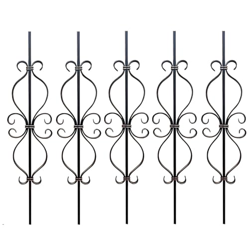 Broches d'escalier en fer forgé et patins pivotants pour une pose simplifiée sur mesure