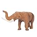 RiToEasysports Prehistoric Elephant Figurine, Solid Plastic Animal Toy Design with Detailed Features for Kids, Educational Play, Room Decor, Classroom Learning, Office Desk Display, Museum Model