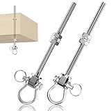 EFEALL Ganchos para columpio, M10 x 180 mm, acero inoxidable, para hamaca,...