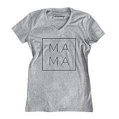 Women's Grey Modern V-neck
