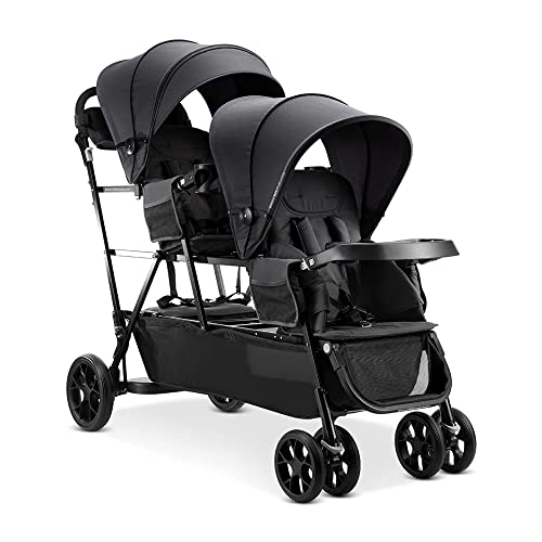 Joovy Big Caboose Triple Stroller with Car Seat Adapters