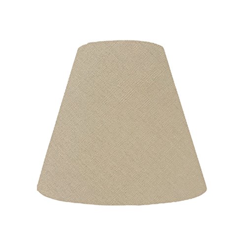 ランプ シェード キャッチ式 交換用ランプシェード 綿布 ベージュ 直径20cm K-20100