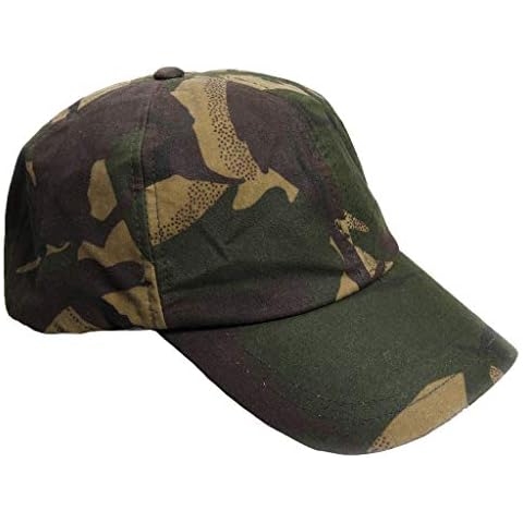Charlton's of Northumberland British Waxed Cotton Baseball Cap Camo Cover