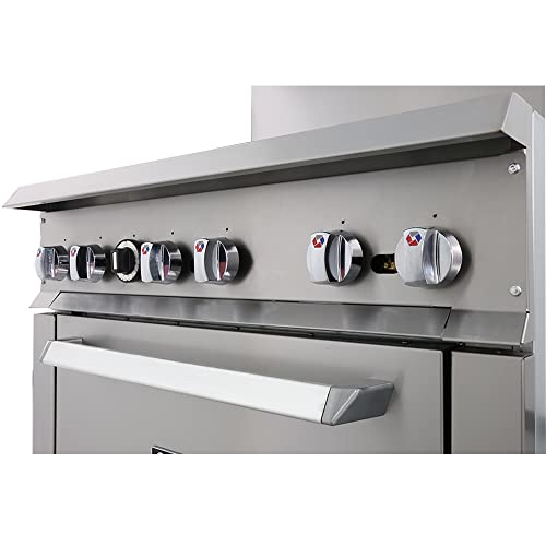 image for SEAGATE, SGR-6-36, Commercial Restaurant Kitchen Range, Natural Gas, (