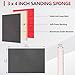 32-Pack 3x4 Inch 800 Grit Hook & Loop Sanding Sponges - Wet/Dry Foam Pads for Fine Surface Smoothing on Wood, Metal & Automotive