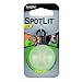 Nite Ize SLG-06-28 SpotLit Clip-On LED Light with Carabiner, Weather Resistant, Eco Pkg, Green