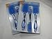 Wilton 570-1121 Easy Flex 3-Piece Silicone Spatula Set, Blue 2 set