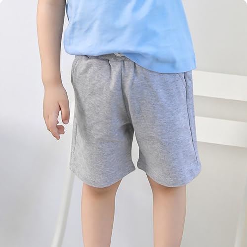 Valcatch Kids Boy Girls French Terry Shorts Casual Jogger Shorts Cotton Knit Sports Short Pants Athletic Active Shorts 2-10Y2