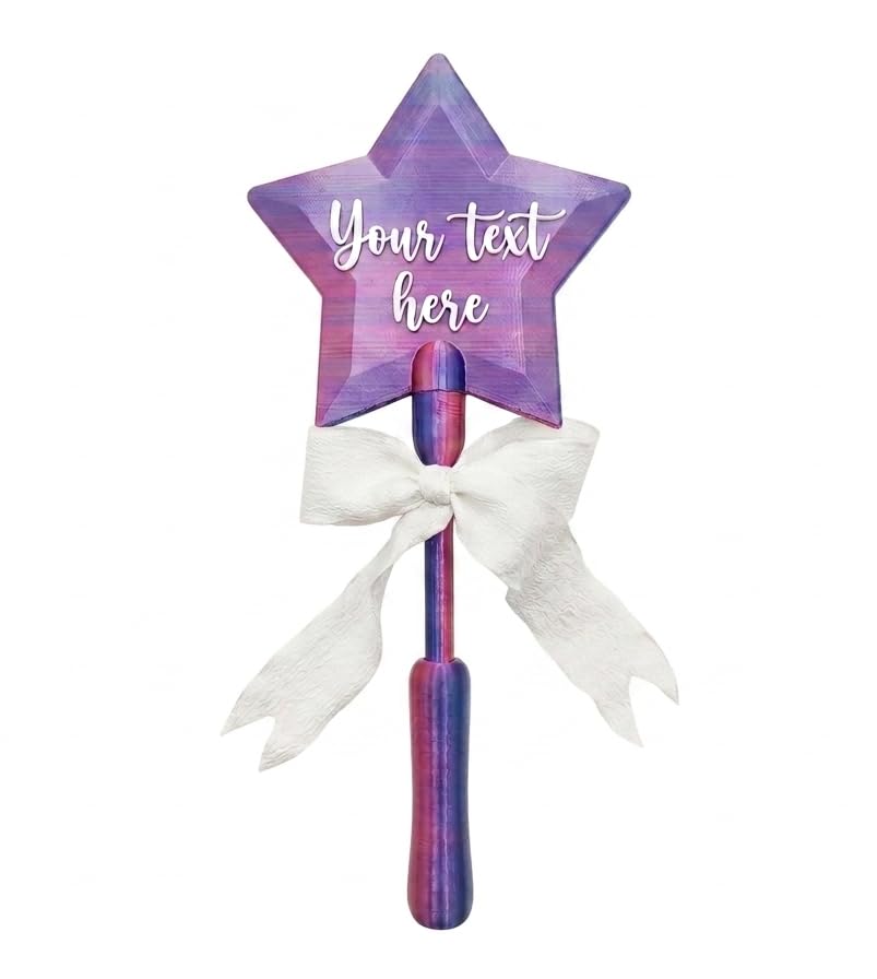 Image of THREADOUS Credit Card Wand Holder Lavendar, Fairy Wand Credit Card Holder, Magic Fairy Pay Star Wand Credit Card Holder, Tap to Pay Wand The Fairy Pay Debit Card Wand for Easy Checkout (Mystical Violet Pink (5 Color mix))