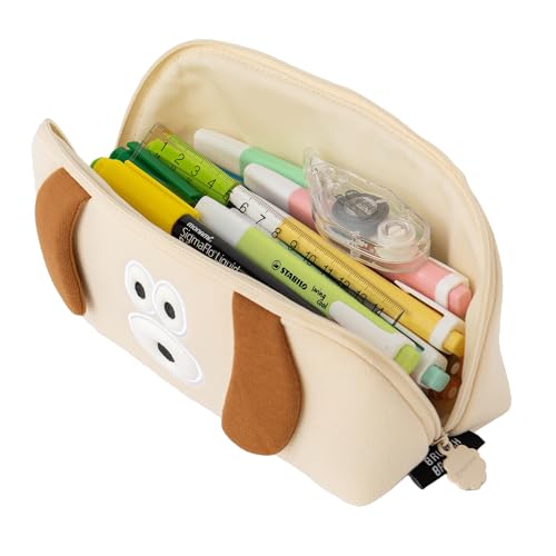 Image of Cute Puppy Pencil Case, Adorable Pencil Pouch with Ample Storage, Ideal Pencil Box, Great Gift for Kids