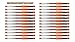 Sargent Art 22-1737 25 Orange Glitter Gel Pens Pack