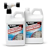 AL-NEW Outdoor Cleaner | 64oz Hose End Sprayer (Pack of 2) (Deck, Wood Fence, & Patio Outdoor Cleaner)