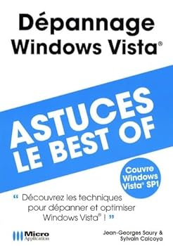 Paperback Dépannage Windows Vista [French] Book