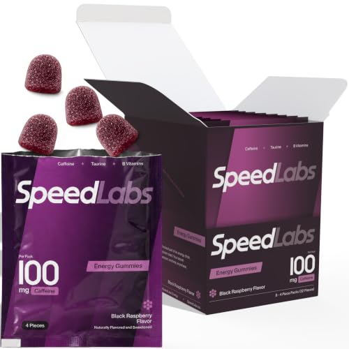 SpeedLabs Black Raspberry Energy Gummies