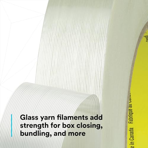 Image of 3M Scotch Filament Tape 898, Clear, 18 mm x 55 m, 6.6 mil