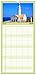 Family Planner 2026 – Lighthouses – Pioneering Through the Year with 5 Columns (Wall Calendar, 21 cm x 45 cm), Calvendo: Monthly Calendar with Lighthouses in the World