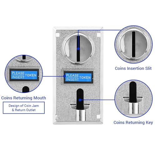 Monnayeur multi pièces BORDSTRACT DC 12V haute précision pour 6 types de devises - 7