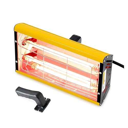 VXDEFP Lámpara De Curado De Pintura Infrarroja De 2000W For Secar Pintura Caliente, Lámpara De Calefacción, Calentador, Luz Infrarroja, Lámparas De Secado De Reparación De Piezas De Coche