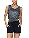 Wayleb Conjunto Chandal Mujer Sin Mangas Conjunto Completo Deportivos Verano Camiseta y Pantalones Cortos 2 Piezas Set Crop Top + Shorts con Bolsillos para Yoga Fitness Gym,Leopardo gris,L