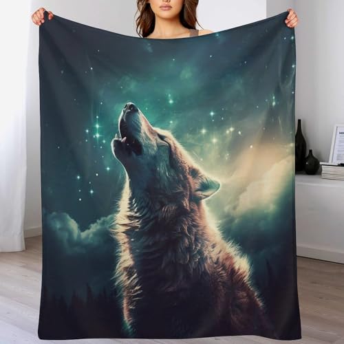 Couvertures en loup flannel couverture douce lit canapé voyage - 2