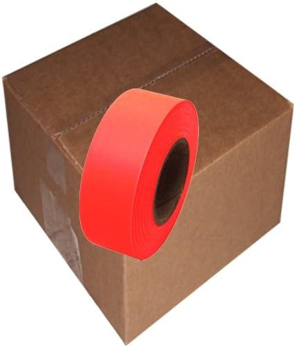Flagging Tape 1-3/16" Non-Adhesive Plastic Ribbon