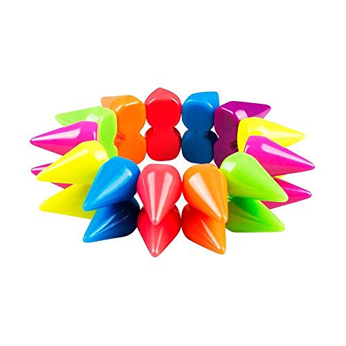 Boland 64466 - Armband Rave Punk, Accessoire, Kostüm-Zubehör, Modeschmuck, Punk, Karneval, Mottoparty, Halloween