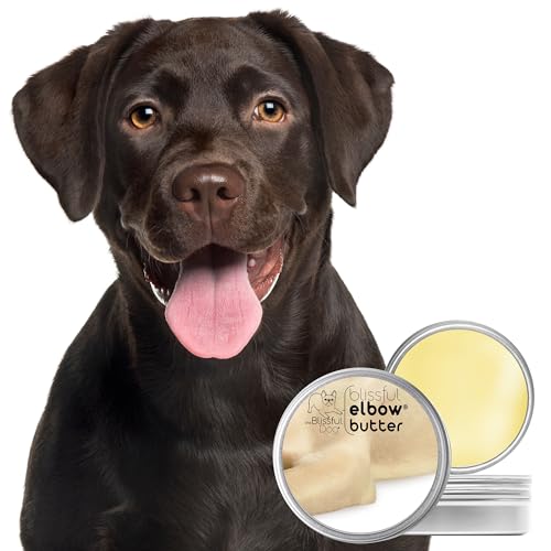 The Blissful Dog Elbow Butter for Dry, Cracked Calluses, Lick-Safe Dog Balm, Soothing Elbow Balm with Moisturizing Shea Butter, Almond, Olive, and Essential Oils, Pet Supplies, 1 oz. Tin - Thumbnail 2