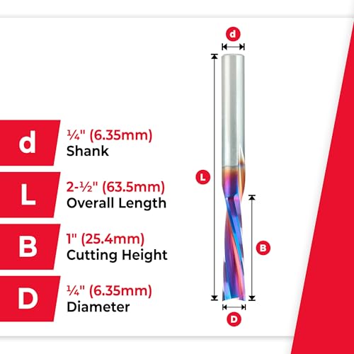 Amana Tool 46348-K mèche défonceuse carbure usinage de précision CNC