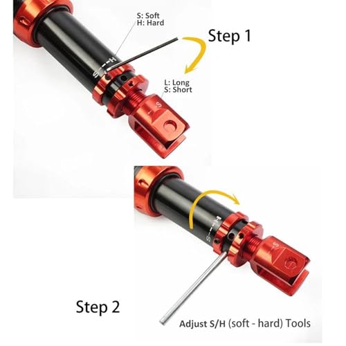 Suspension arrière hydraulique universelle en alliage renforcé - 5