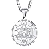 metatron 12 ✿ Abmessungen ✿ Anhänger: 28mm*40mm*2mm. Kette:55cm+5cm -Bei Bedarf kontaktieren Sie uns bitte für weitere Informationen.