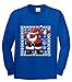 Dabbing Santa Claus Ugly Christmas Sweater Themed Youth Long Sleeve T-Shirt