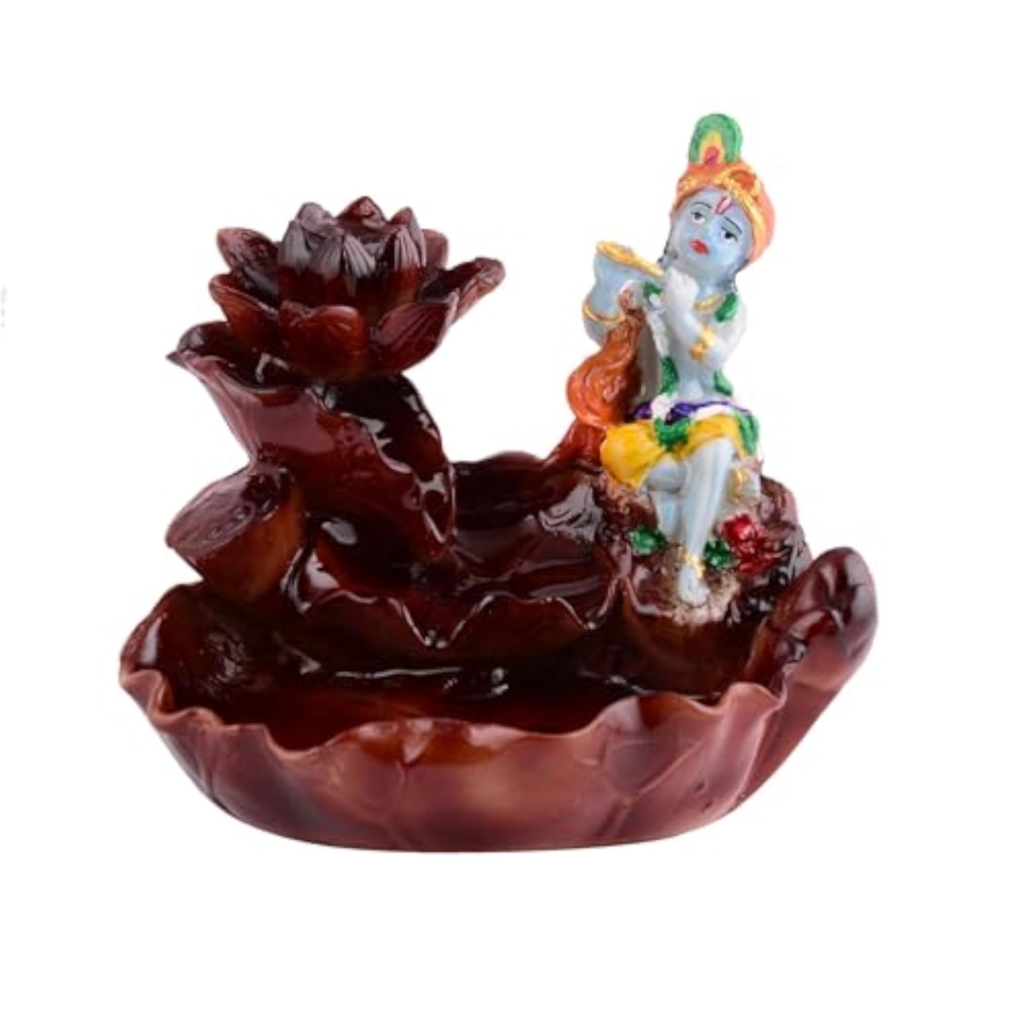 Krishna Smoke Fountain Backflow Incense Burner, Gift Item