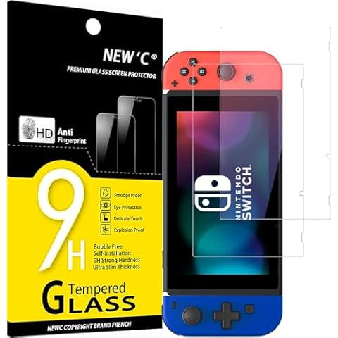 Verre Trempé NEW'C pour Nintendo Switch Cover