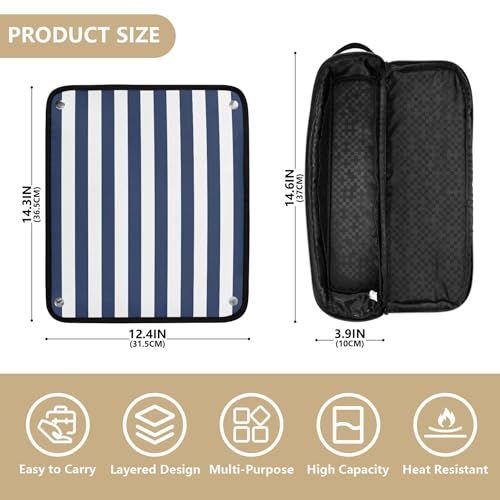 Estuche de viaje 2 en 1 para plancha y rizador miniatura 4