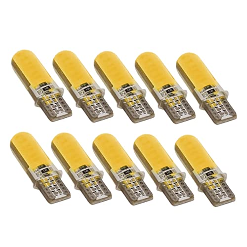 RUNROTOO 10 Peças Luz De Cortesia Lâmpadas Festão De Carro Luz Ampla Lâmpadas De Silicone Mapa Luz C