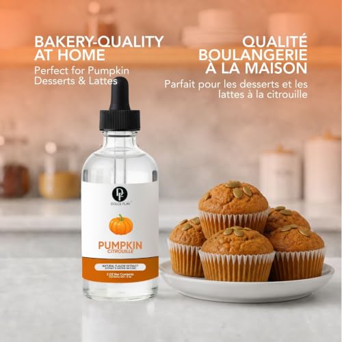 Image of Natural Pumpkin Extract for Baking, Beverages, Desserts, Cakes & More