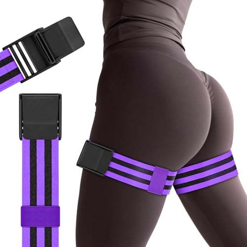 Image of Booty Bands, Blood Flow Restriction Bands for Women /Men, Adjustable BFR Training Bands for Glutes & Hip Building, Occlusion Resistance Bands