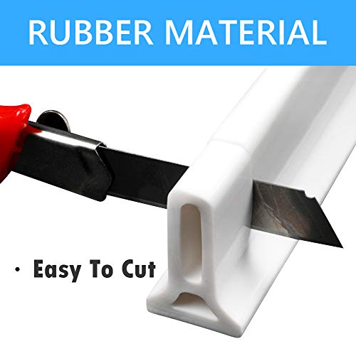 image for Duzzy 98 Inch Collapsible Shower Water Dam Shower Stopper Barrier and 