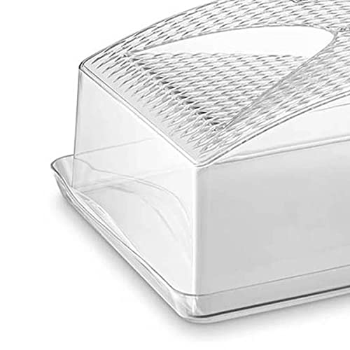 Boleira Retangular Premium Transparente