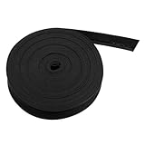 Double Fold Bias Tape, 1/2 Inch 10 Meters Bias Tape for Sewing - Black Polyester Fabric Roll for Hemming Seaming Binding Crafts
