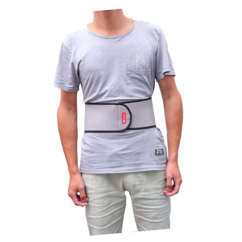 Beavorty Child's Sports Waist Supporter Breathable Mesh Back Belt for Exercise Lumbar Support Grey