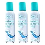 XBC Cooling Mist Spray, 150ml - Pack of 3