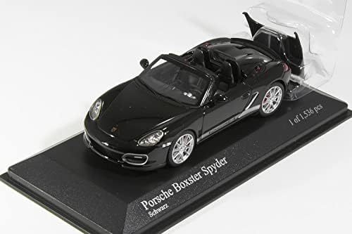 ミニチャンプス 1/43 ミニカー ボクスター スパイダー 897 2010 ブラック Porsche Boxster Spyder
