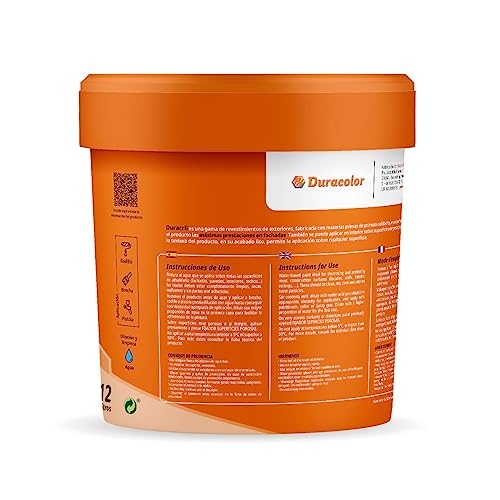 Miniatura 2 de Pintura Duracril Liso - Color Azul Añil - 12 Litros - Resistente A La Intemperie Y A La Radiación Ultravioleta - Pintura Transpirable - Pigmentos Inorgánicos - Especial Para Fachadas - Duracolor
