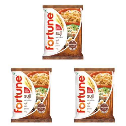 Image of FORTUNE Suji Pouch,500 Gram (Pack of 3)