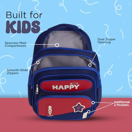 Image of School Bag for Kids Boys & Girls 5-10 Years - Cute Cartoon Dinosaur Backpack Large Capacity Waterproof School Bag with Bottle Pocket Multi-Compartment Lightweight Bag for Nursery & Primary
